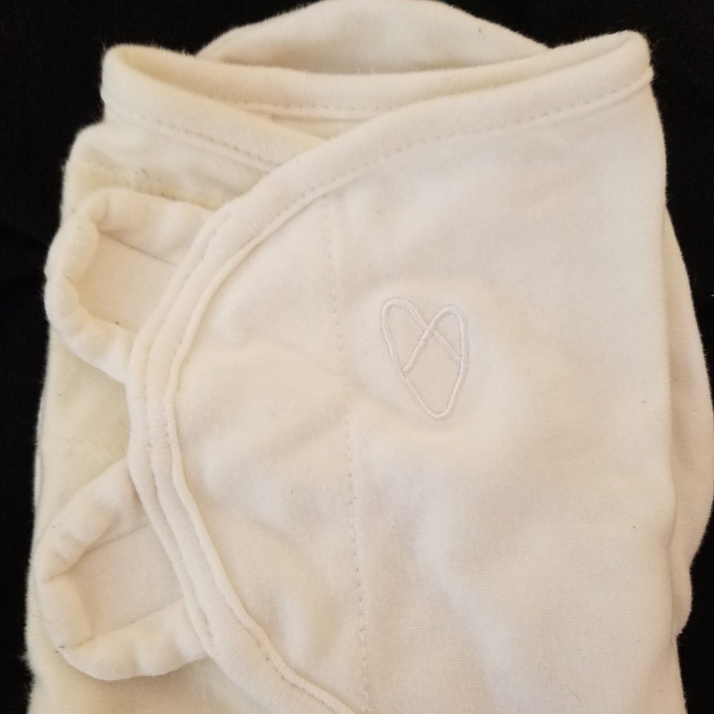 White Preemie SwaddleMe Swaddle